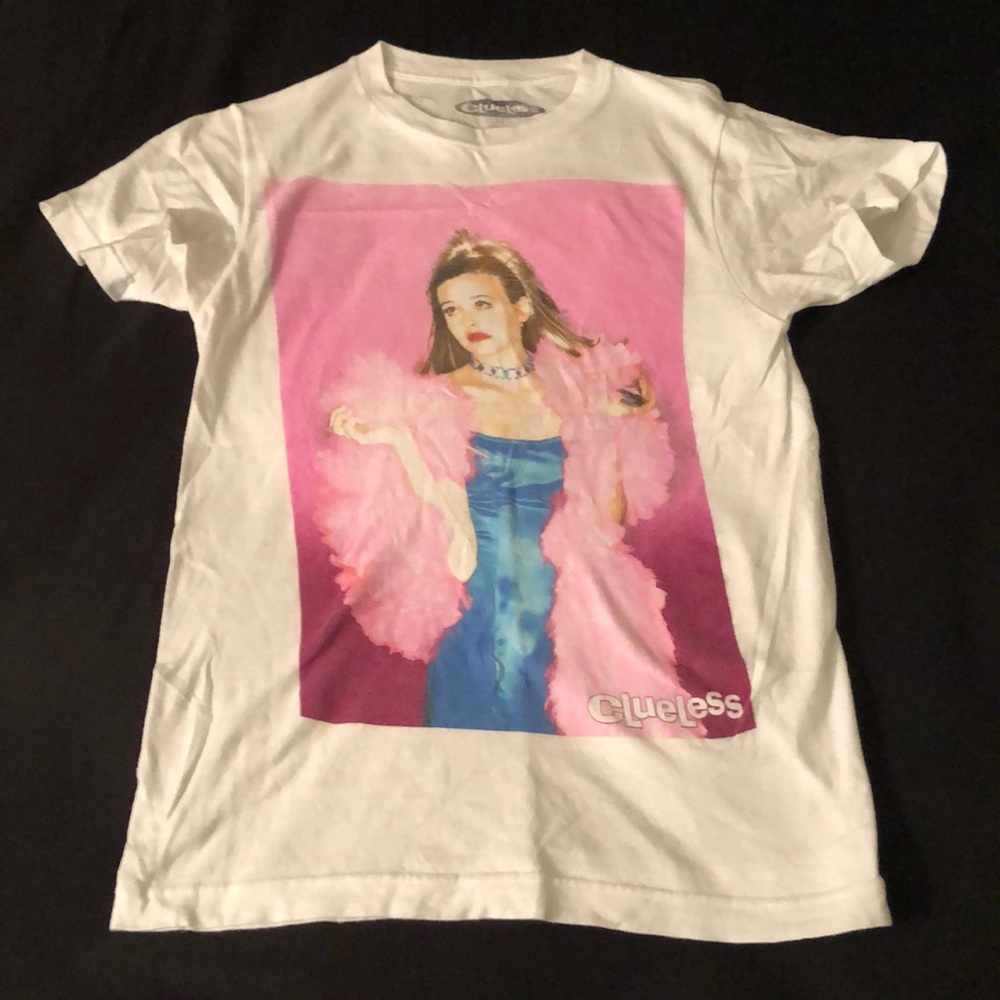 White ‘Clueless’ t shirt